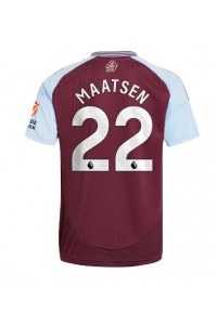 Aston Villa Ian Maatsen #22 Jalkapallovaatteet Kotipaita 2024-25 Lyhythihainen